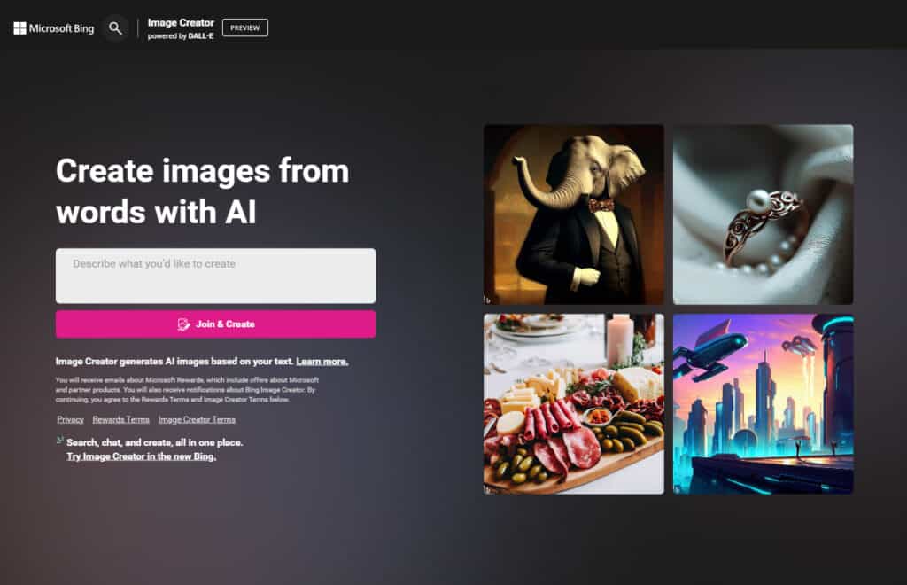 Bing Image Creator